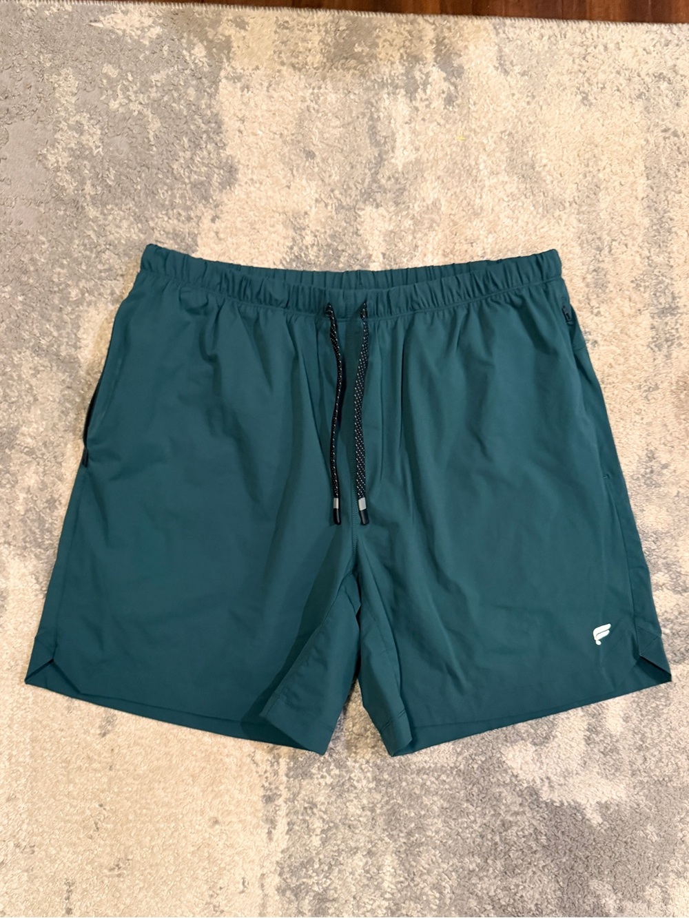 Fabletics Deep Teal Performance Shorts